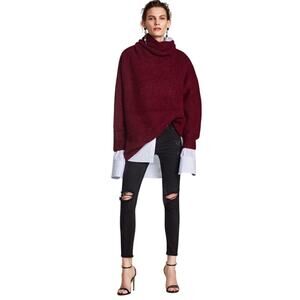 ZARA Midrise Skinny Jeans Denim Floral Ripped Detail Black Distressed Pants